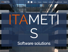 Tablet Screenshot of itametis.com